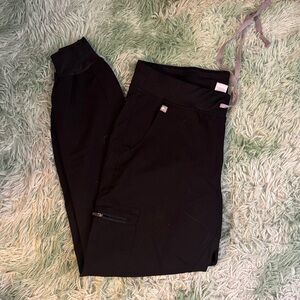 Figs Black Jogger Pants